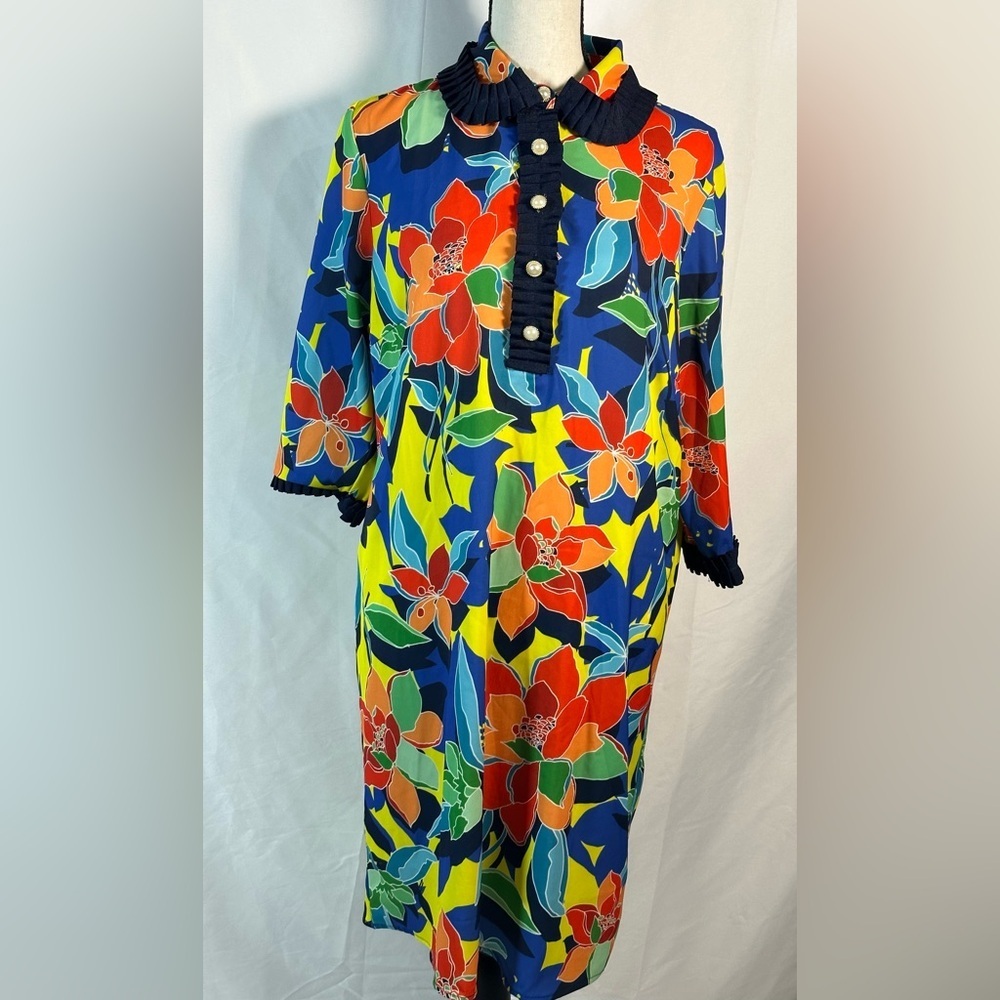 CobyCo Colorful Floral Dress ❤️💙 - Picture 5 of 15